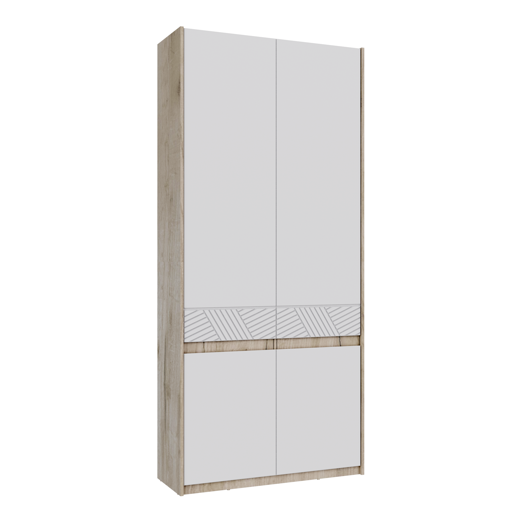 QazNord Норд Шкаф №6 (QazNord Норд Шкаф №6 Nord6white Белый)