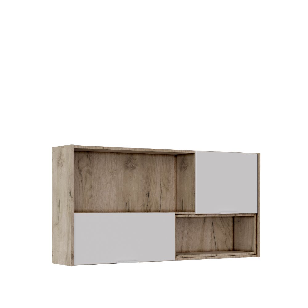 QazNord Норд шкаф верх 1400 №26 (QazNord Норд шкаф верх 1400 №26 Nord26white Белый)