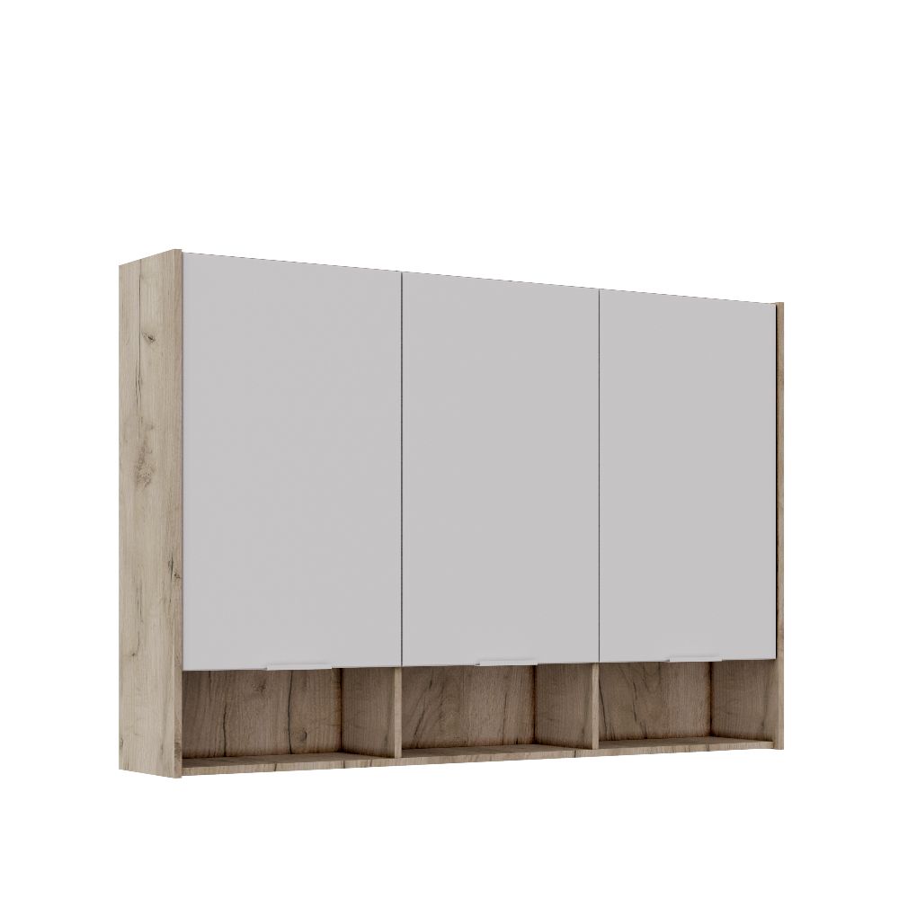 QazNord Норд шкаф верх 1550 №15 (QazNord Норд шкаф верх 1550 №15 Nord15white Белый)